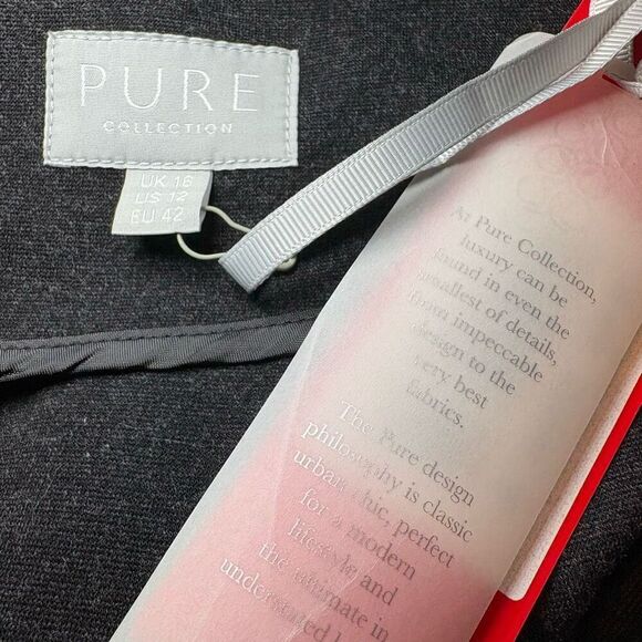 Pure Collection Knit Midi Workwear Sheath Dress - Picture 9 of 9